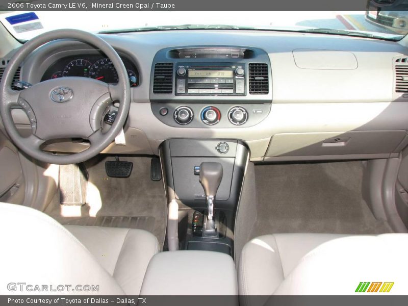 Mineral Green Opal / Taupe 2006 Toyota Camry LE V6