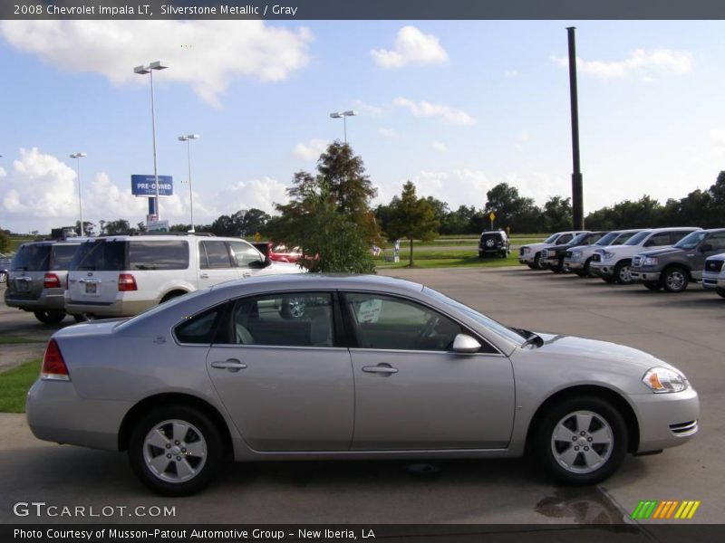 Silverstone Metallic / Gray 2008 Chevrolet Impala LT