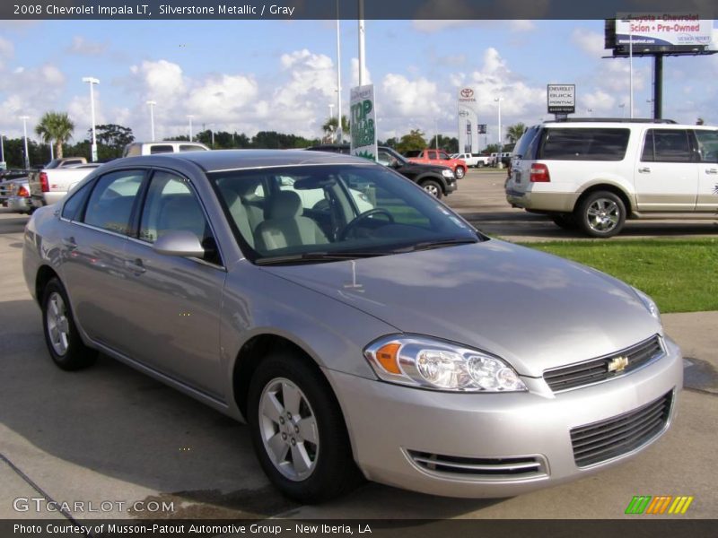 Silverstone Metallic / Gray 2008 Chevrolet Impala LT