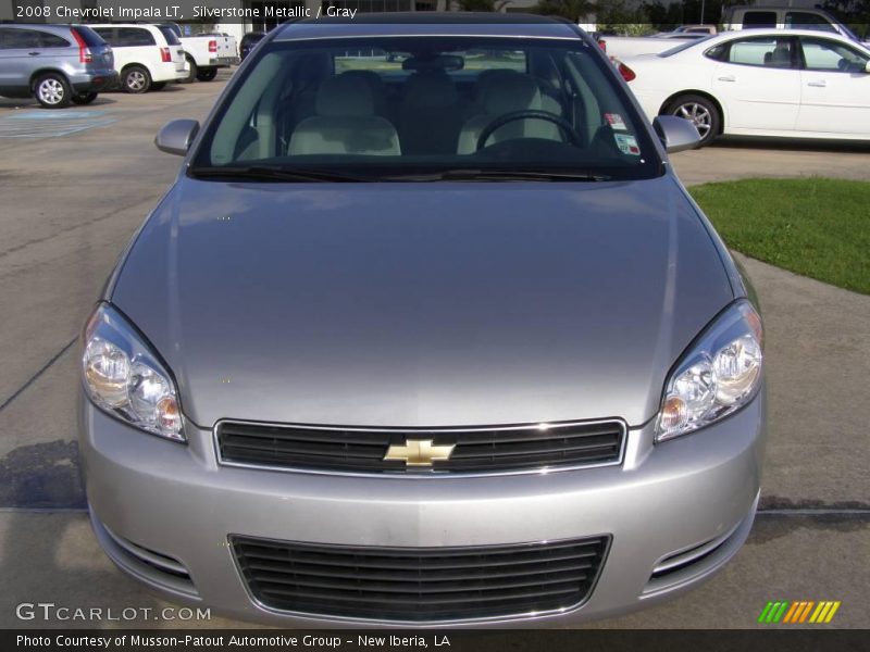 Silverstone Metallic / Gray 2008 Chevrolet Impala LT