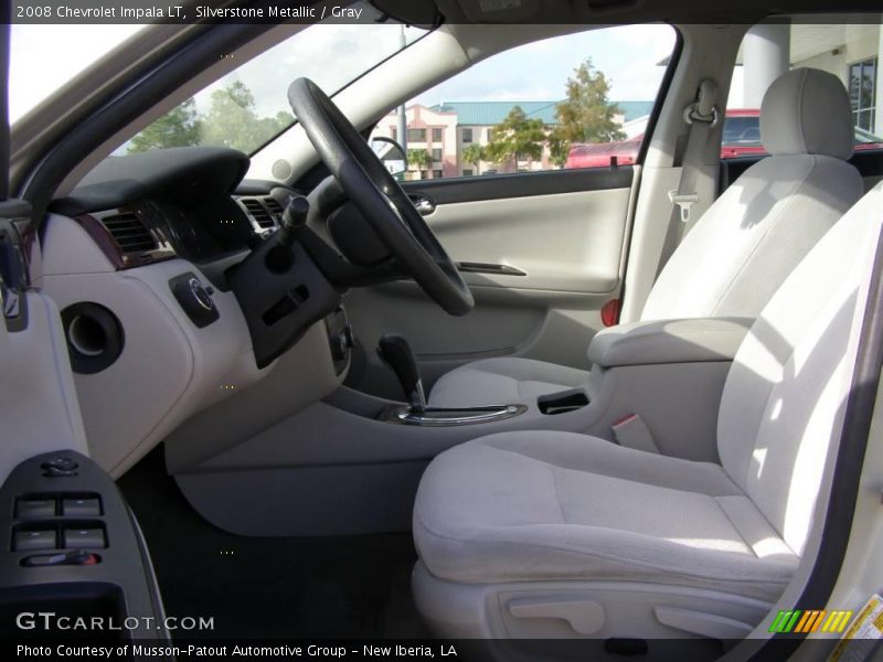 Silverstone Metallic / Gray 2008 Chevrolet Impala LT