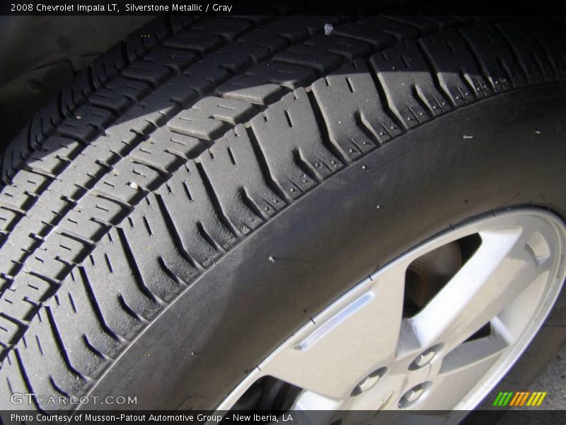 Silverstone Metallic / Gray 2008 Chevrolet Impala LT