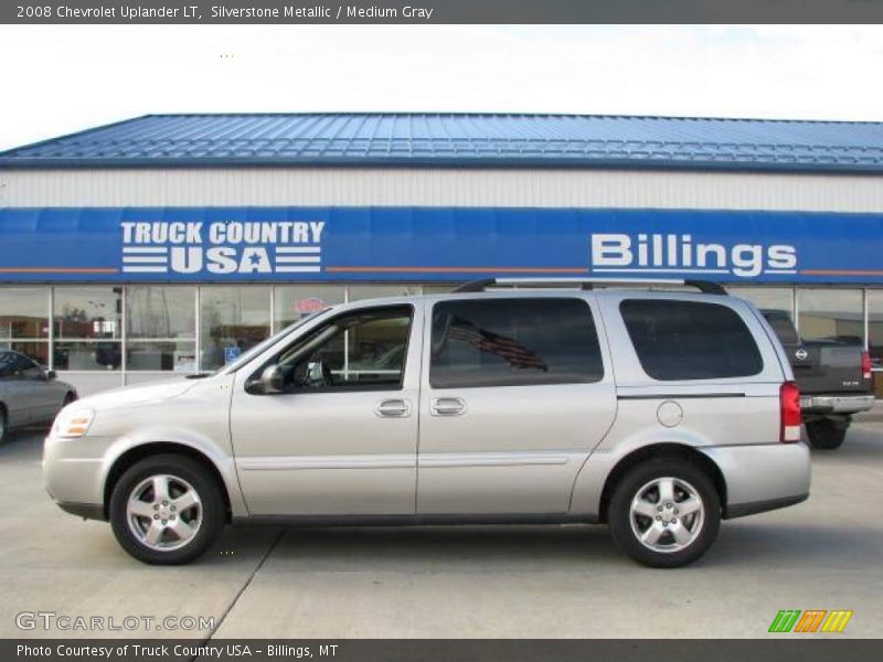Silverstone Metallic / Medium Gray 2008 Chevrolet Uplander LT