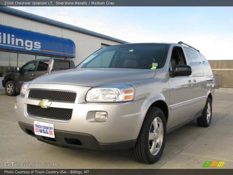 Silverstone Metallic / Medium Gray 2008 Chevrolet Uplander LT