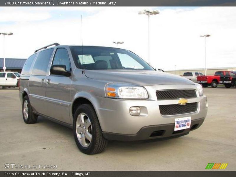 Silverstone Metallic / Medium Gray 2008 Chevrolet Uplander LT