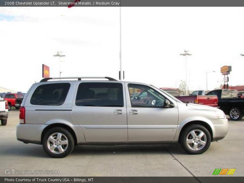 Silverstone Metallic / Medium Gray 2008 Chevrolet Uplander LT
