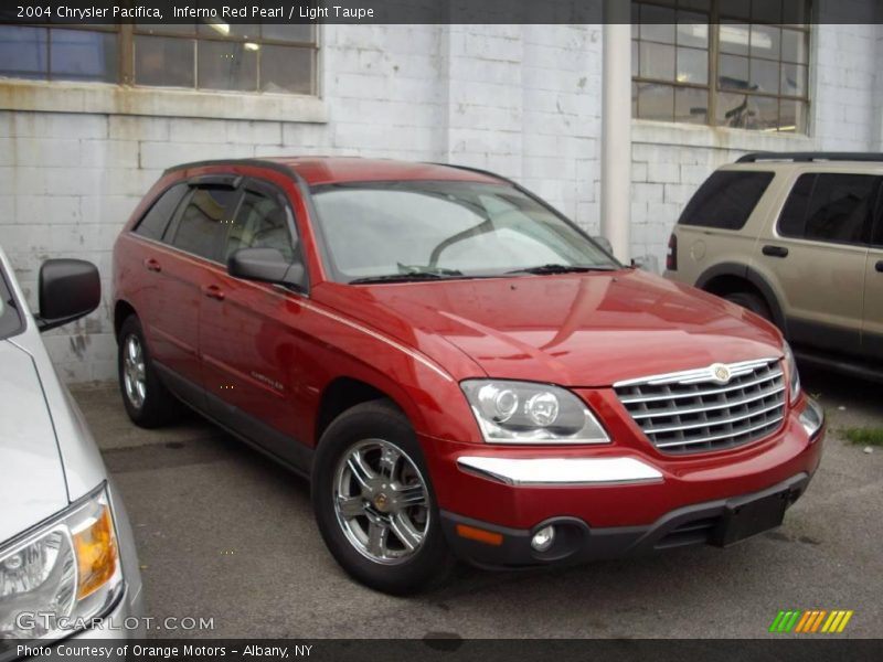 Inferno Red Pearl / Light Taupe 2004 Chrysler Pacifica
