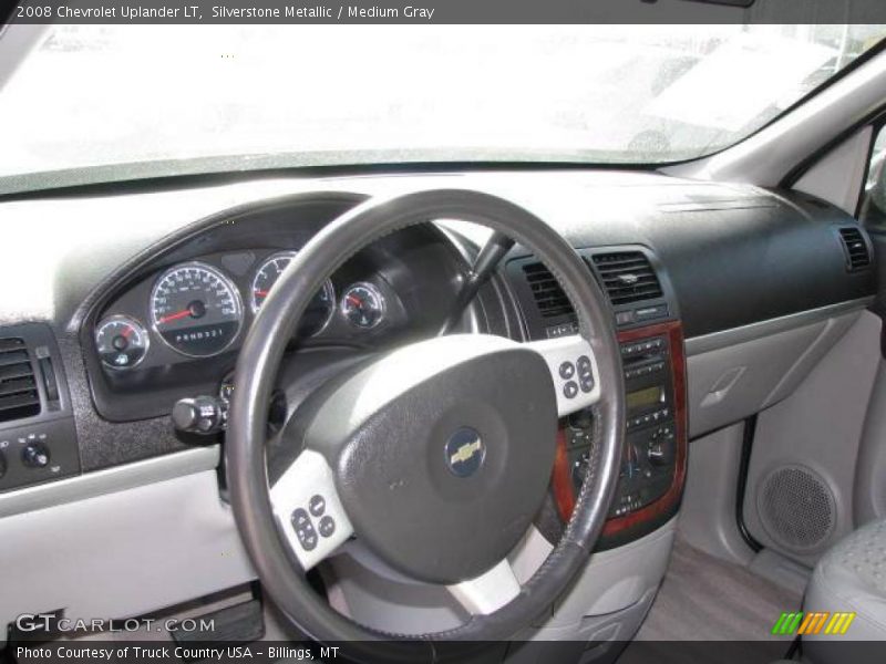 Silverstone Metallic / Medium Gray 2008 Chevrolet Uplander LT