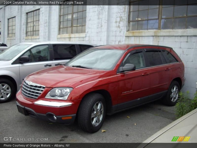 Inferno Red Pearl / Light Taupe 2004 Chrysler Pacifica
