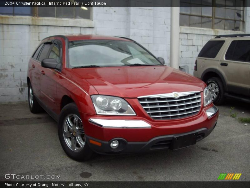 Inferno Red Pearl / Light Taupe 2004 Chrysler Pacifica