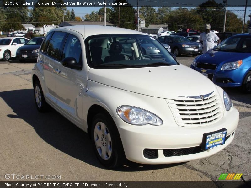 Cool Vanilla White / Pastel Slate Gray 2008 Chrysler PT Cruiser LX