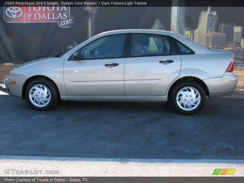 Pueblo Gold Metallic / Dark Pebble/Light Pebble 2007 Ford Focus ZX4 S Sedan