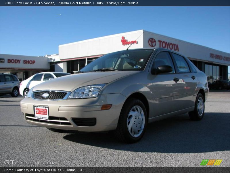 Pueblo Gold Metallic / Dark Pebble/Light Pebble 2007 Ford Focus ZX4 S Sedan