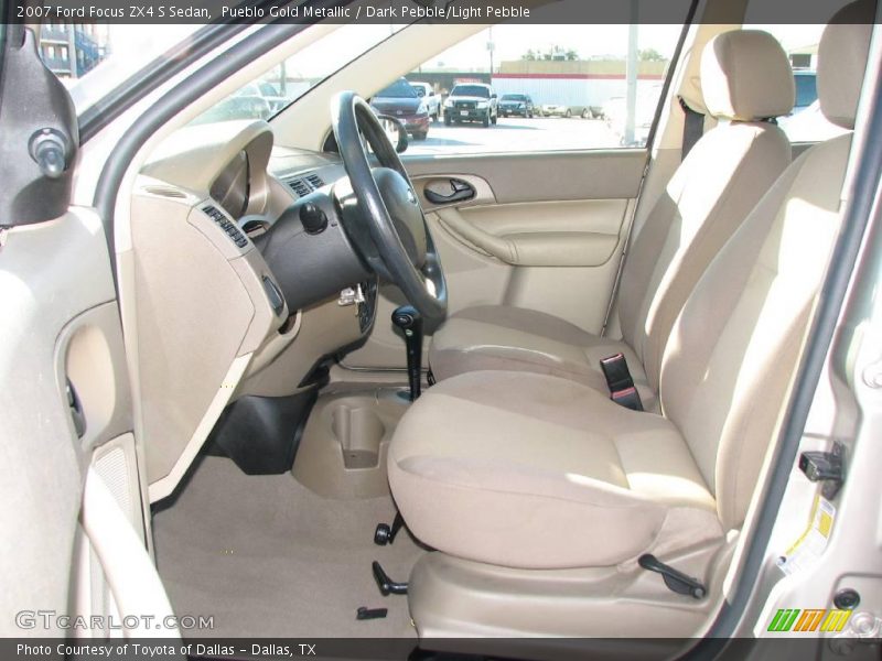 Pueblo Gold Metallic / Dark Pebble/Light Pebble 2007 Ford Focus ZX4 S Sedan