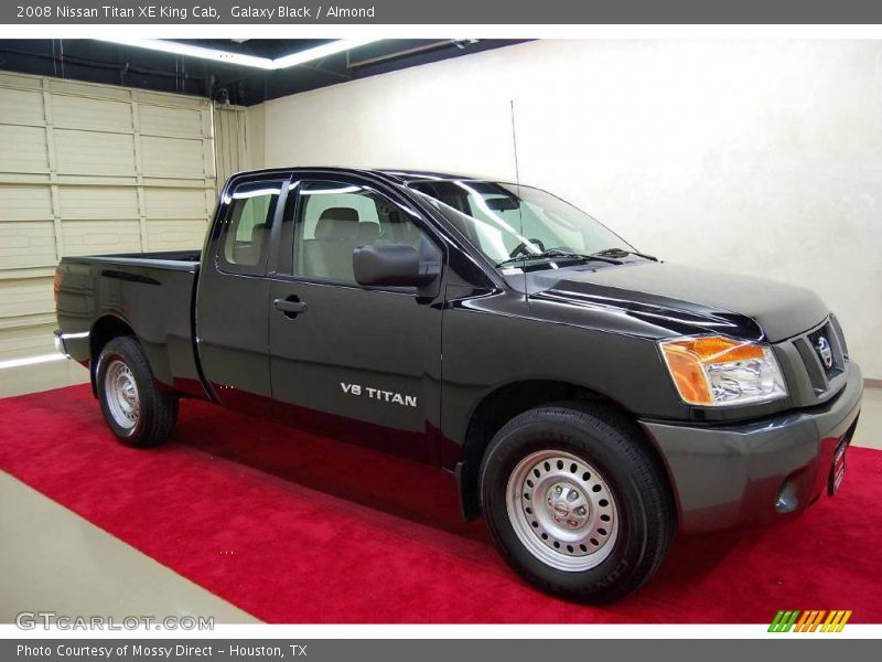 Galaxy Black / Almond 2008 Nissan Titan XE King Cab