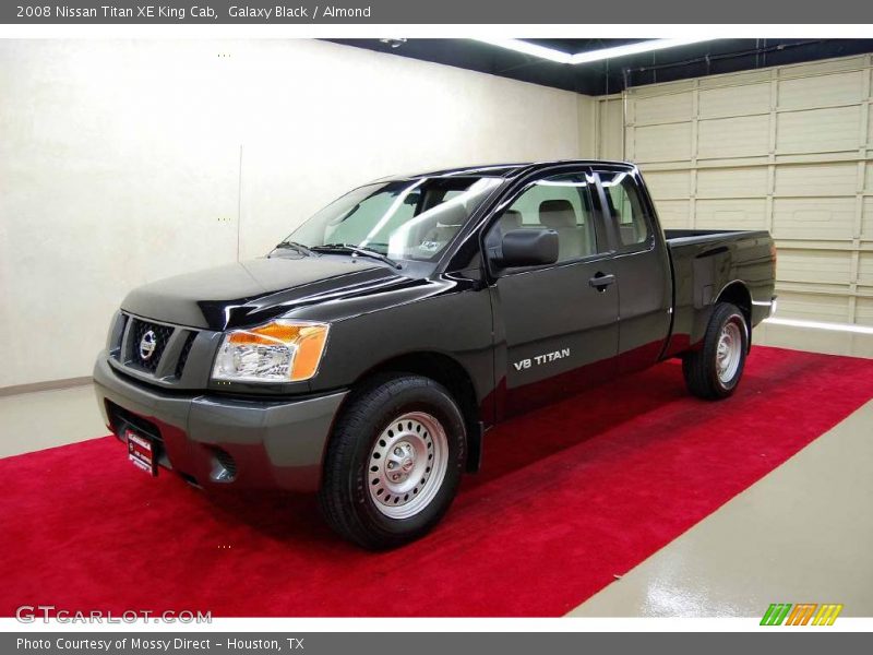 Galaxy Black / Almond 2008 Nissan Titan XE King Cab
