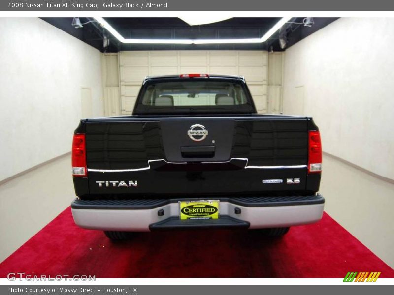 Galaxy Black / Almond 2008 Nissan Titan XE King Cab