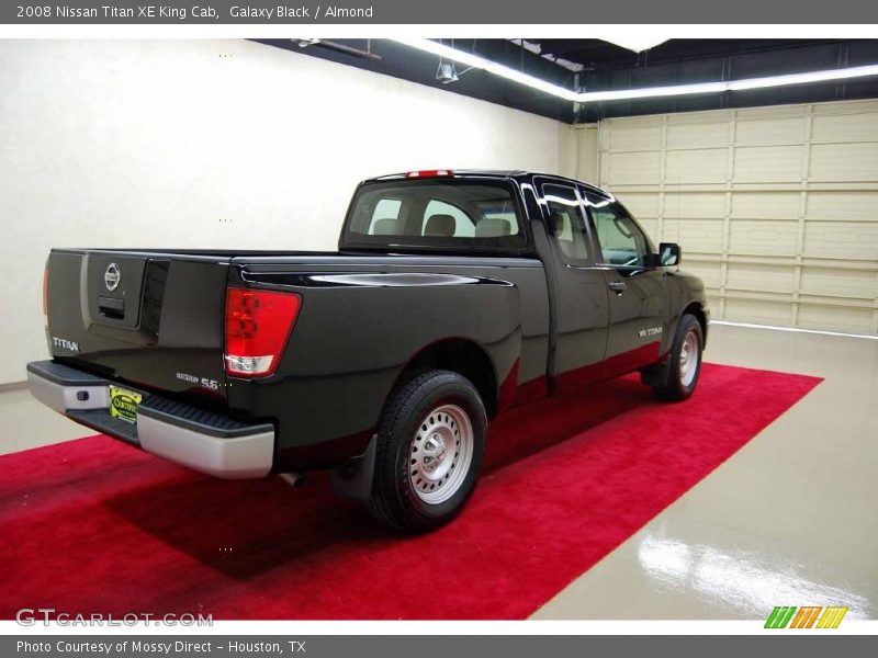 Galaxy Black / Almond 2008 Nissan Titan XE King Cab