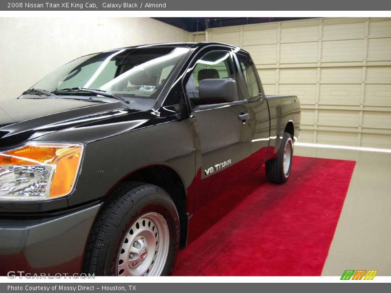Galaxy Black / Almond 2008 Nissan Titan XE King Cab