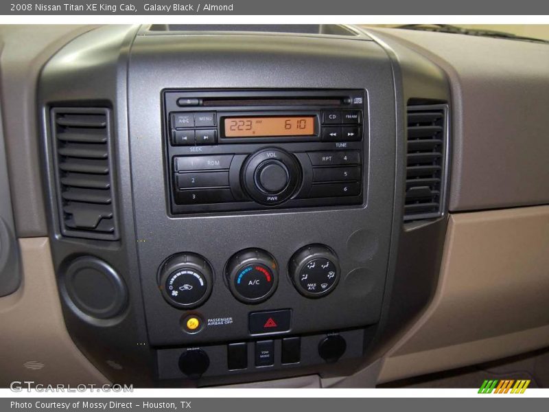 Galaxy Black / Almond 2008 Nissan Titan XE King Cab