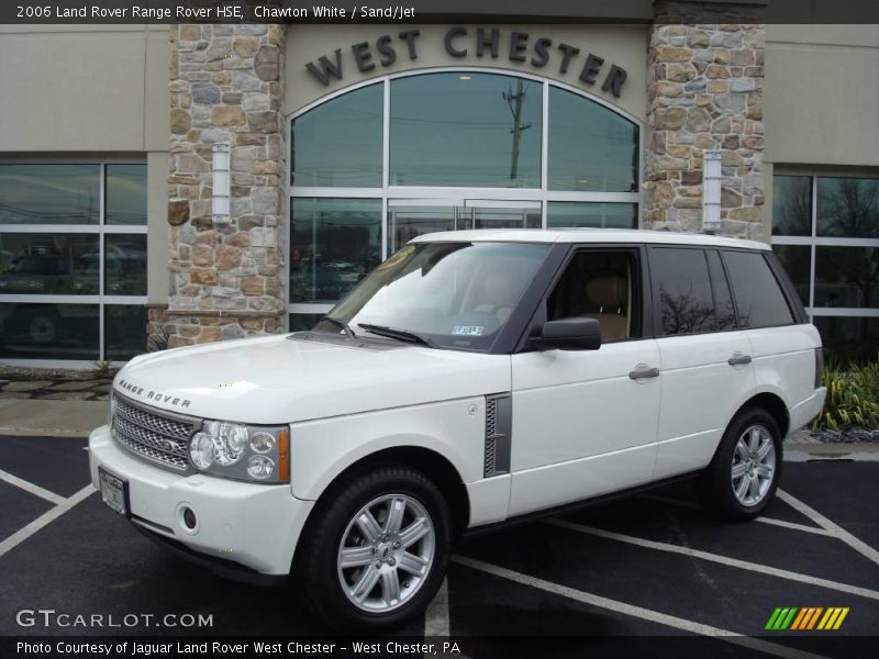 Chawton White / Sand/Jet 2006 Land Rover Range Rover HSE