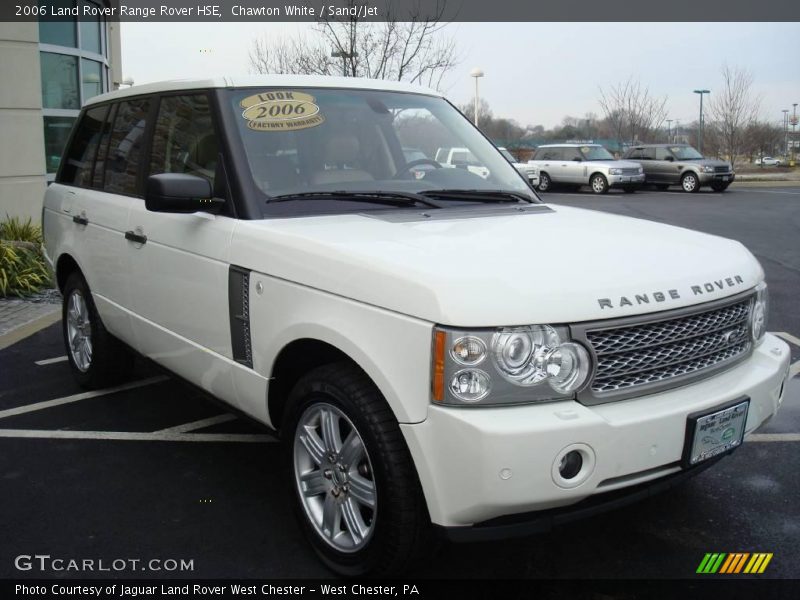 Chawton White / Sand/Jet 2006 Land Rover Range Rover HSE