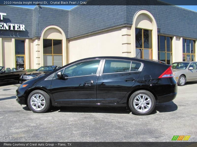 Crystal Black Pearl / Gray 2010 Honda Insight Hybrid EX