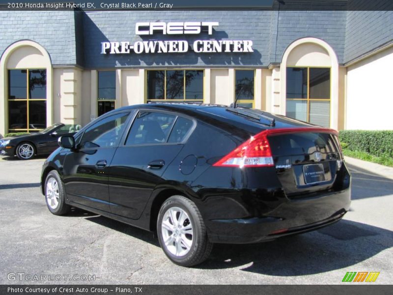 Crystal Black Pearl / Gray 2010 Honda Insight Hybrid EX