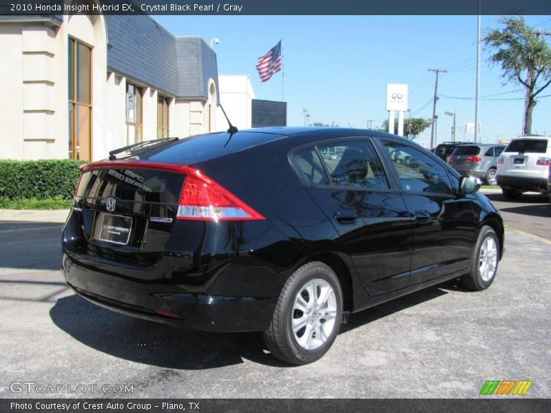 Crystal Black Pearl / Gray 2010 Honda Insight Hybrid EX