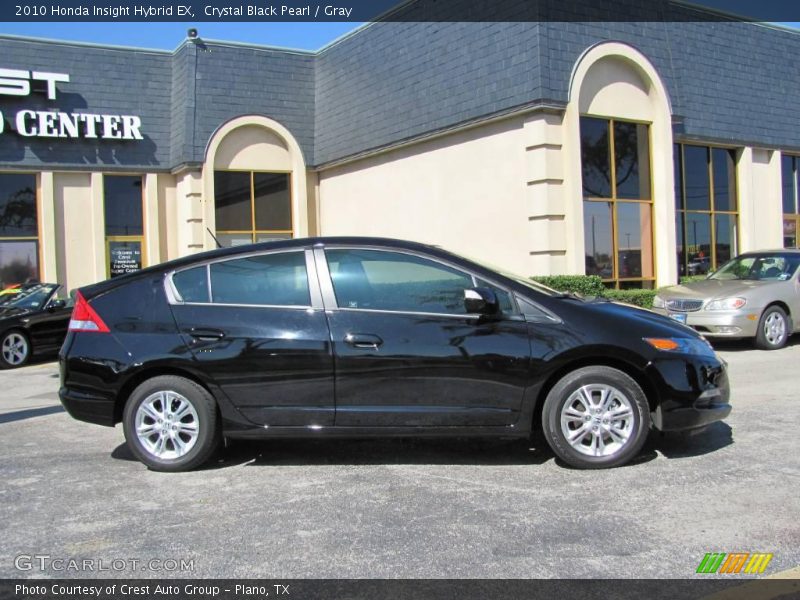 Crystal Black Pearl / Gray 2010 Honda Insight Hybrid EX