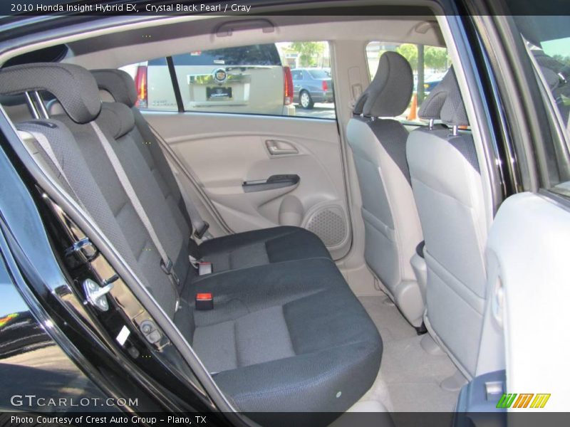 Crystal Black Pearl / Gray 2010 Honda Insight Hybrid EX