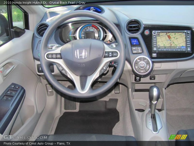 Crystal Black Pearl / Gray 2010 Honda Insight Hybrid EX