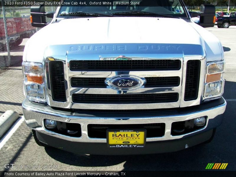 Oxford White / Medium Stone 2010 Ford F350 Super Duty FX4 Crew Cab 4x4