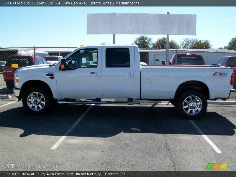 Oxford White / Medium Stone 2010 Ford F350 Super Duty FX4 Crew Cab 4x4