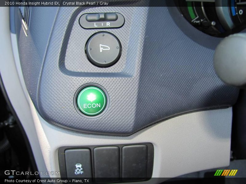 Crystal Black Pearl / Gray 2010 Honda Insight Hybrid EX