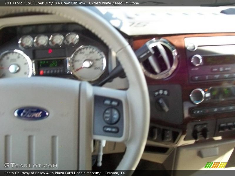 Oxford White / Medium Stone 2010 Ford F350 Super Duty FX4 Crew Cab 4x4