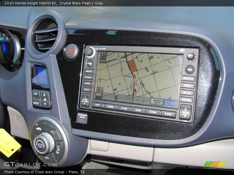 Crystal Black Pearl / Gray 2010 Honda Insight Hybrid EX