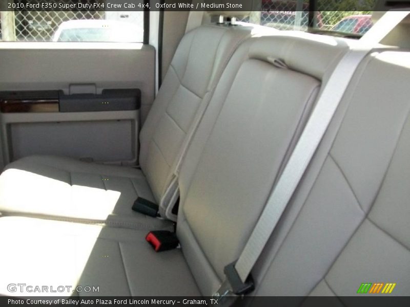 Oxford White / Medium Stone 2010 Ford F350 Super Duty FX4 Crew Cab 4x4