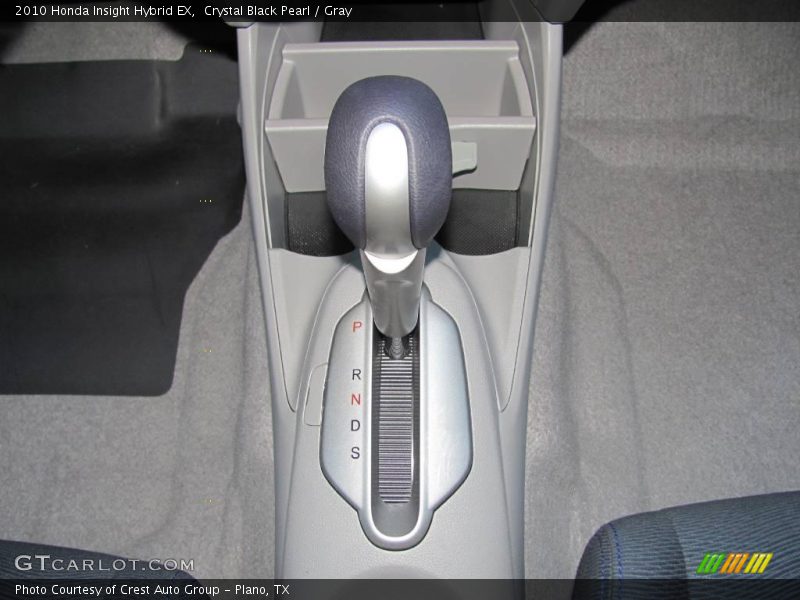 Crystal Black Pearl / Gray 2010 Honda Insight Hybrid EX