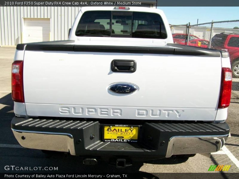 Oxford White / Medium Stone 2010 Ford F350 Super Duty FX4 Crew Cab 4x4