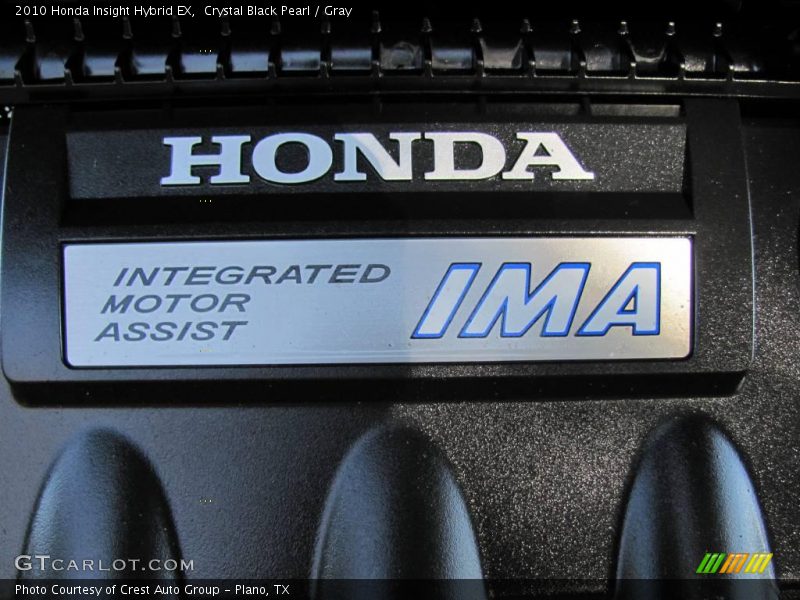 Crystal Black Pearl / Gray 2010 Honda Insight Hybrid EX