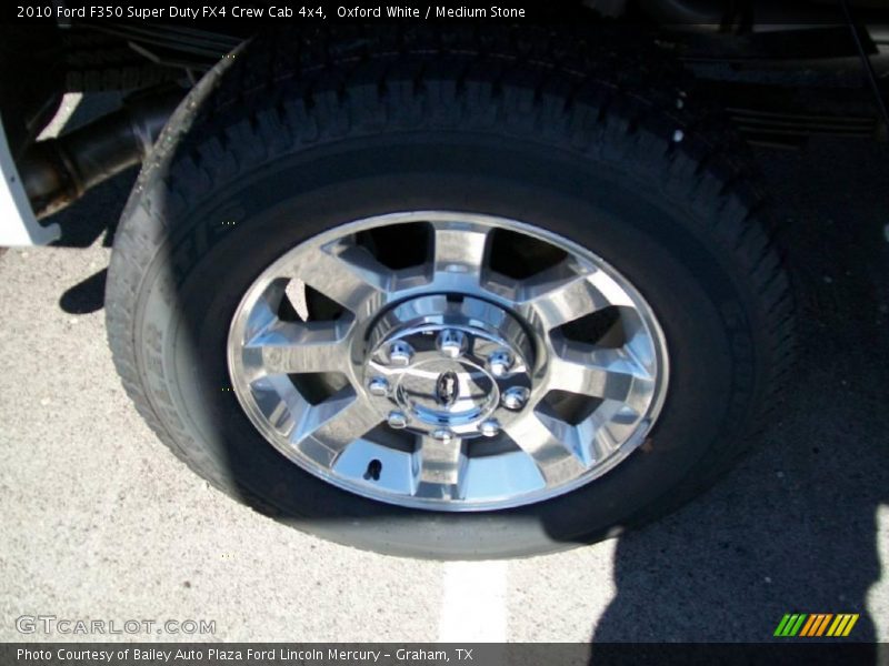 Oxford White / Medium Stone 2010 Ford F350 Super Duty FX4 Crew Cab 4x4