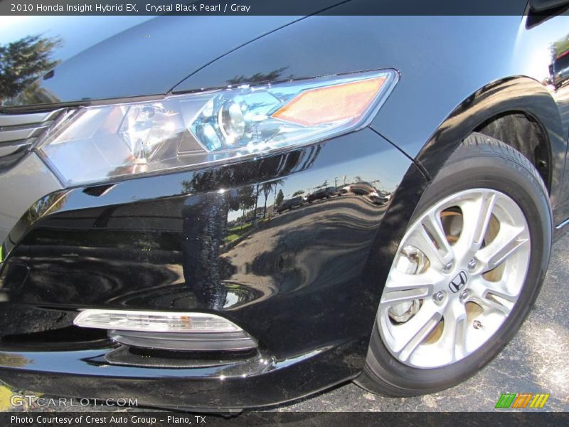 Crystal Black Pearl / Gray 2010 Honda Insight Hybrid EX