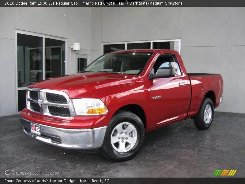 Inferno Red Crystal Pearl / Dark Slate/Medium Graystone 2010 Dodge Ram 1500 SLT Regular Cab