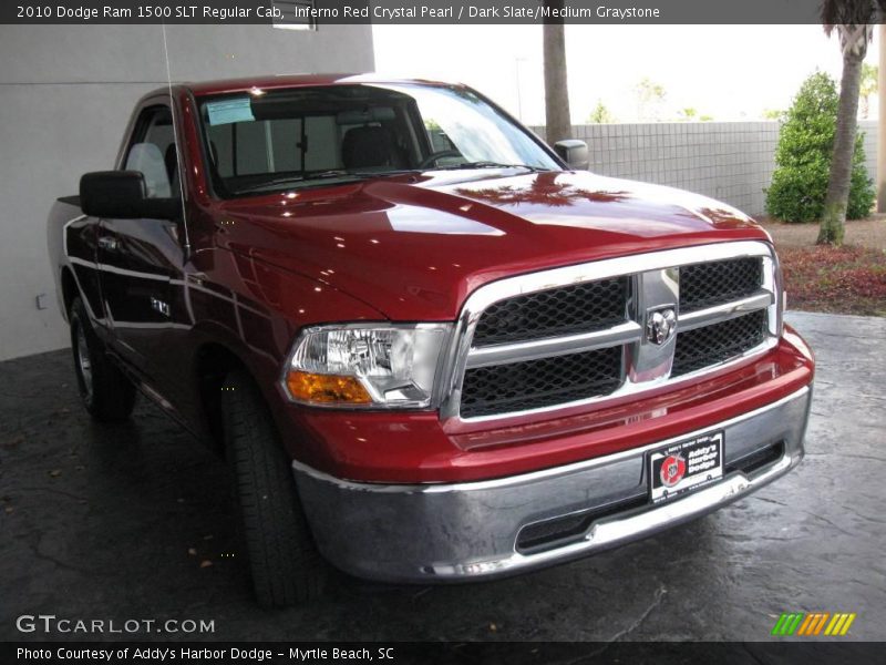 Inferno Red Crystal Pearl / Dark Slate/Medium Graystone 2010 Dodge Ram 1500 SLT Regular Cab