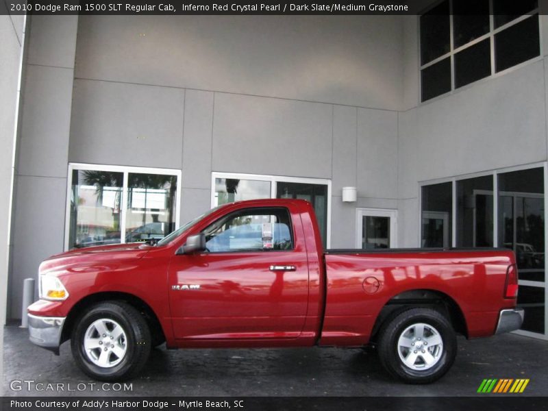 Inferno Red Crystal Pearl / Dark Slate/Medium Graystone 2010 Dodge Ram 1500 SLT Regular Cab