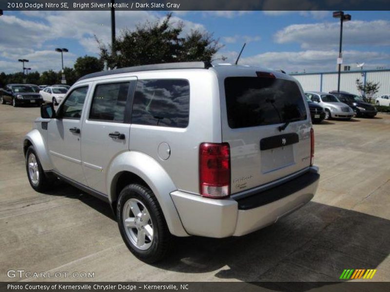 Bright Silver Metallic / Dark Slate Gray 2010 Dodge Nitro SE