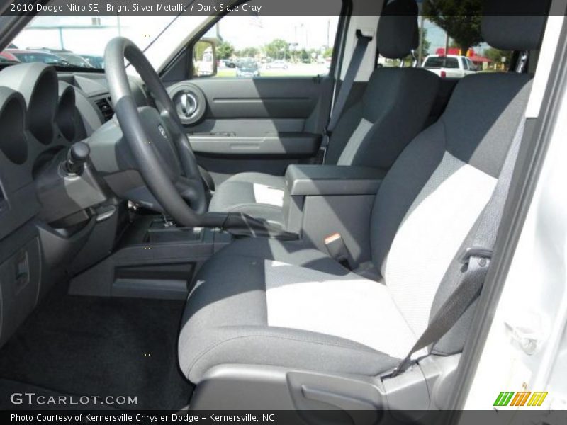 Bright Silver Metallic / Dark Slate Gray 2010 Dodge Nitro SE