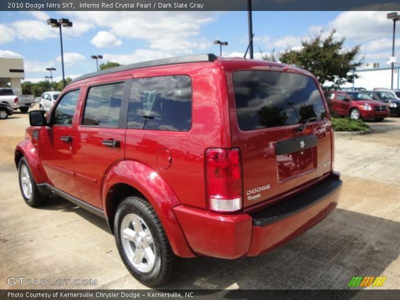 Inferno Red Crystal Pearl / Dark Slate Gray 2010 Dodge Nitro SXT