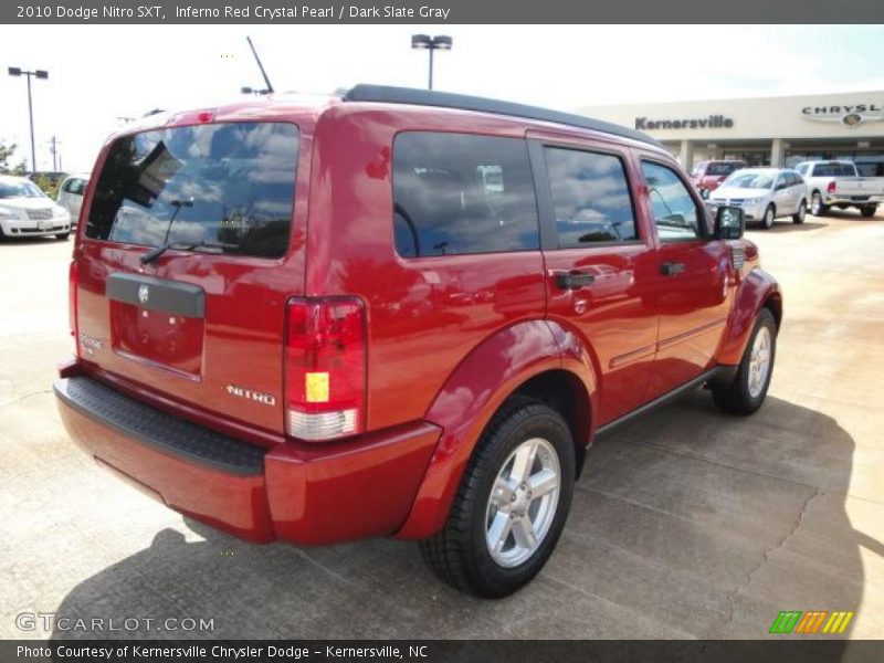 Inferno Red Crystal Pearl / Dark Slate Gray 2010 Dodge Nitro SXT